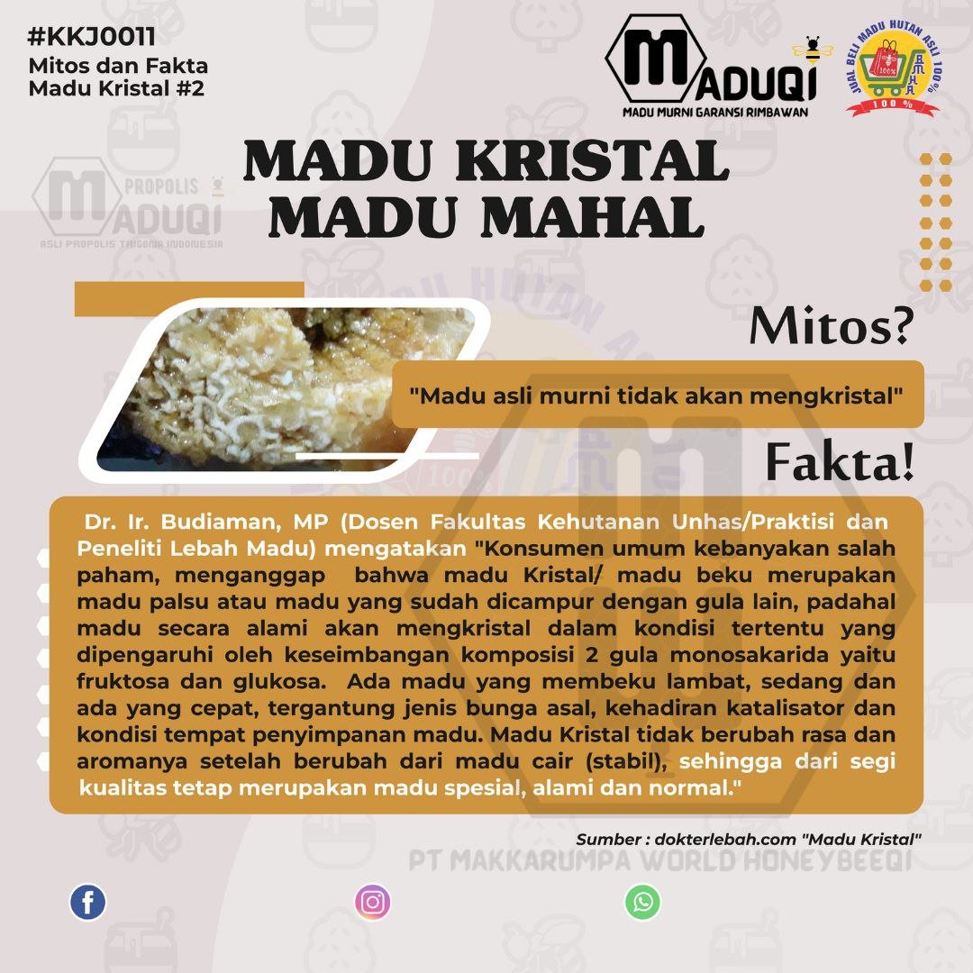 🐝 Madu Kristal dan Madu Mahal: Mitos atau Fakta?