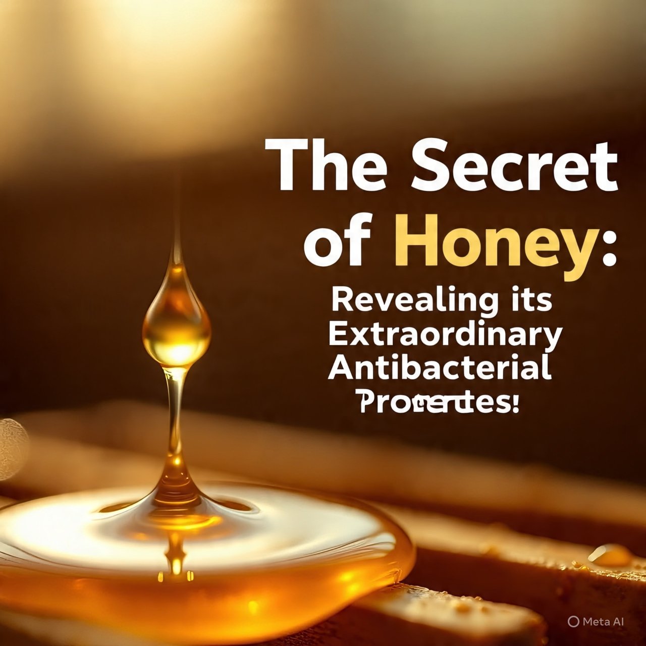 🌟 Rahasia Madu: Mengungkap Sifat Antibakteri yang Luar Biasa! 🐝🍯