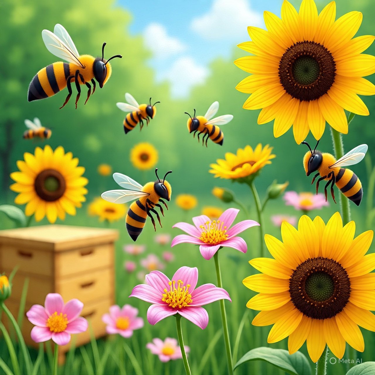 “Lebah Madu: Pahlawan Kecil yang Menghasilkan Keajaiban Alam”