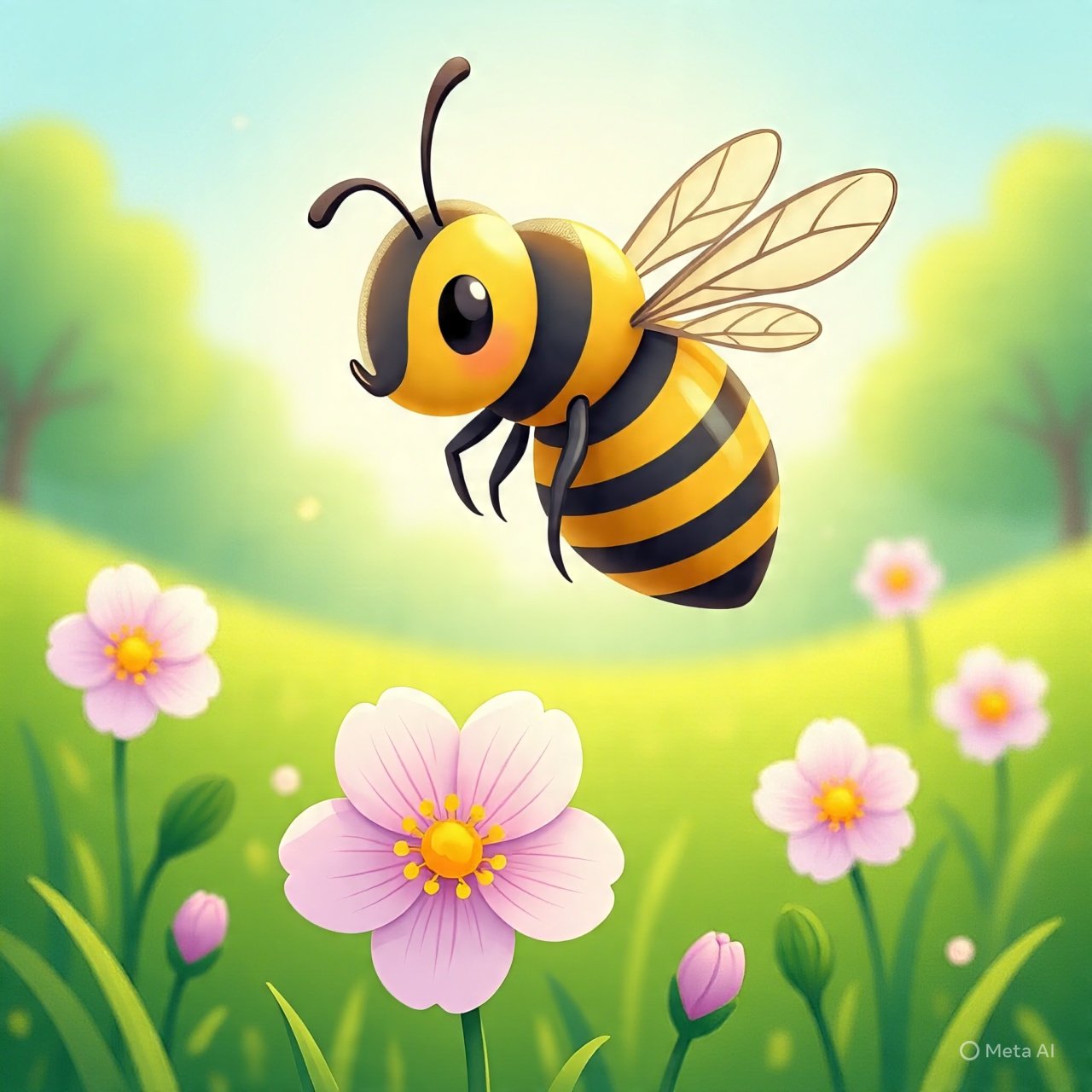 Lebah Madu yang Baik Hati