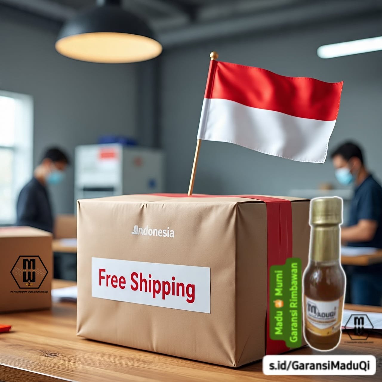 Gratis Ongkir Se-Indonesia dengan MaduQi