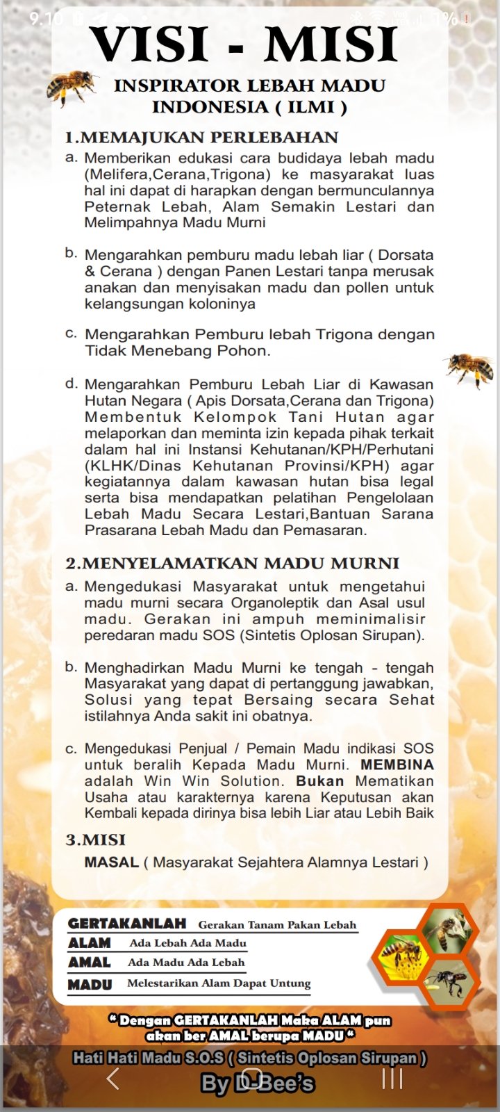Inspirator Lebah Madu Indonesia (ILMI)